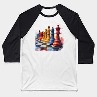 Chess for Life Baseball T-Shirt